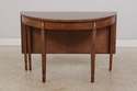 LF73613: Vintage Mahogany Inlaid Gate Leg Dining T