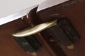 LF73613: Vintage Mahogany Inlaid Gate Leg Dining T