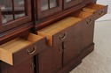 73635: ETHAN ALLEN Mahogany Breakfront China Cabin