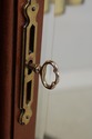 73637: HOWARD MILLER Cherry Grandfather Hall Clock