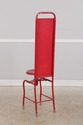 F73641: CHARNEY Industrial Metal Chair Sculpture S