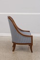 L73645: Pair of BAKER Walnut Spoon Back Lounge Cha
