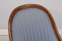 L73645: Pair of BAKER Walnut Spoon Back Lounge Cha