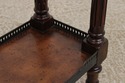 L73649: THEODORE ALEXANDER 2 Tier Leather Wrapped 