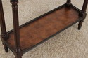 L73649: THEODORE ALEXANDER 2 Tier Leather Wrapped 