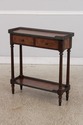 L73649: THEODORE ALEXANDER 2 Tier Leather Wrapped 