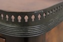 L73649: THEODORE ALEXANDER 2 Tier Leather Wrapped 