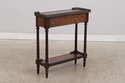 L73649: THEODORE ALEXANDER 2 Tier Leather Wrapped 