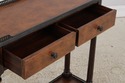 L73649: THEODORE ALEXANDER 2 Tier Leather Wrapped 