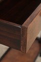 L73649: THEODORE ALEXANDER 2 Tier Leather Wrapped 