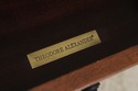 L73649: THEODORE ALEXANDER 2 Tier Leather Wrapped 