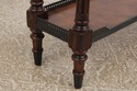 L73649: THEODORE ALEXANDER 2 Tier Leather Wrapped 