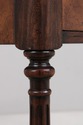 L73649: THEODORE ALEXANDER 2 Tier Leather Wrapped 
