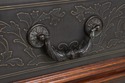 L73650: THEODORE ALEXANDER Embossed Brass Surface 