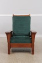 73656: STICKLEY Cherry Mission Style Morris Chair
