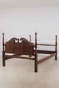 F73671: LINK TAYLOR Mahogany Queen Size Poster Bed