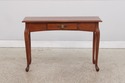 73693: Amish Made Cherry Queen Anne Console Table 