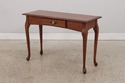 73693: Amish Made Cherry Queen Anne Console Table 