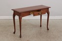73693: Amish Made Cherry Queen Anne Console Table 