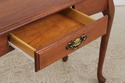 73693: Amish Made Cherry Queen Anne Console Table 
