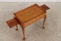L73694: Bench Made Hand Crafted Mahogany Tea Table
