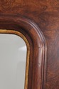 73696: HENREDON Chippendale Burl Elm Hanging Mirro