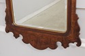 73696: HENREDON Chippendale Burl Elm Hanging Mirro
