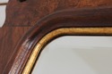 73696: HENREDON Chippendale Burl Elm Hanging Mirro