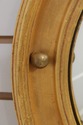 73699: Federal Style Convex Glass Gold Finish Roun