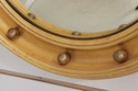 73699: Federal Style Convex Glass Gold Finish Roun