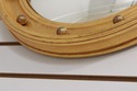 73699: Federal Style Convex Glass Gold Finish Roun