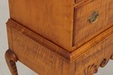 L73736: ELDRED WHEELER Tiger Maple Highboy Hand Si