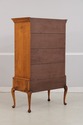 L73736: ELDRED WHEELER Tiger Maple Highboy Hand Si