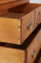 L73736: ELDRED WHEELER Tiger Maple Highboy Hand Si