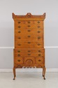 L73737: ELDRED WHEELER Tiger Maple Dunlap Highboy 