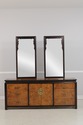 73741: CENTURY Chinoiserie Style Burlwood Dresser 