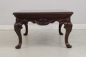 73748: Mahogany Large Carved Cocktail Coffee Table