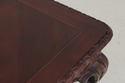 73748: Mahogany Large Carved Cocktail Coffee Table