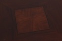 73748: Mahogany Large Carved Cocktail Coffee Table