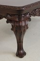 73748: Mahogany Large Carved Cocktail Coffee Table