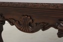 73748: Mahogany Large Carved Cocktail Coffee Table