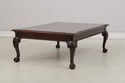 73749: Chippendale Style Clawfoot Flame Mahogany C