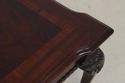 73749: Chippendale Style Clawfoot Flame Mahogany C