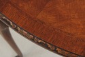 L73796: Vintage Walnut Inlaid Pembroke Drop Leaf T