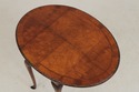 L73796: Vintage Walnut Inlaid Pembroke Drop Leaf T