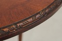 L73796: Vintage Walnut Inlaid Pembroke Drop Leaf T
