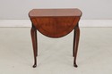 L73796: Vintage Walnut Inlaid Pembroke Drop Leaf T