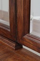 73813: THOMASVILLE Oak Long Dresser w. Trifold Mir
