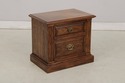 73815: Pair Of THOMASVILLE Oak 2 Drawer Nightstand