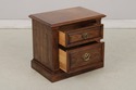 73815: Pair Of THOMASVILLE Oak 2 Drawer Nightstand